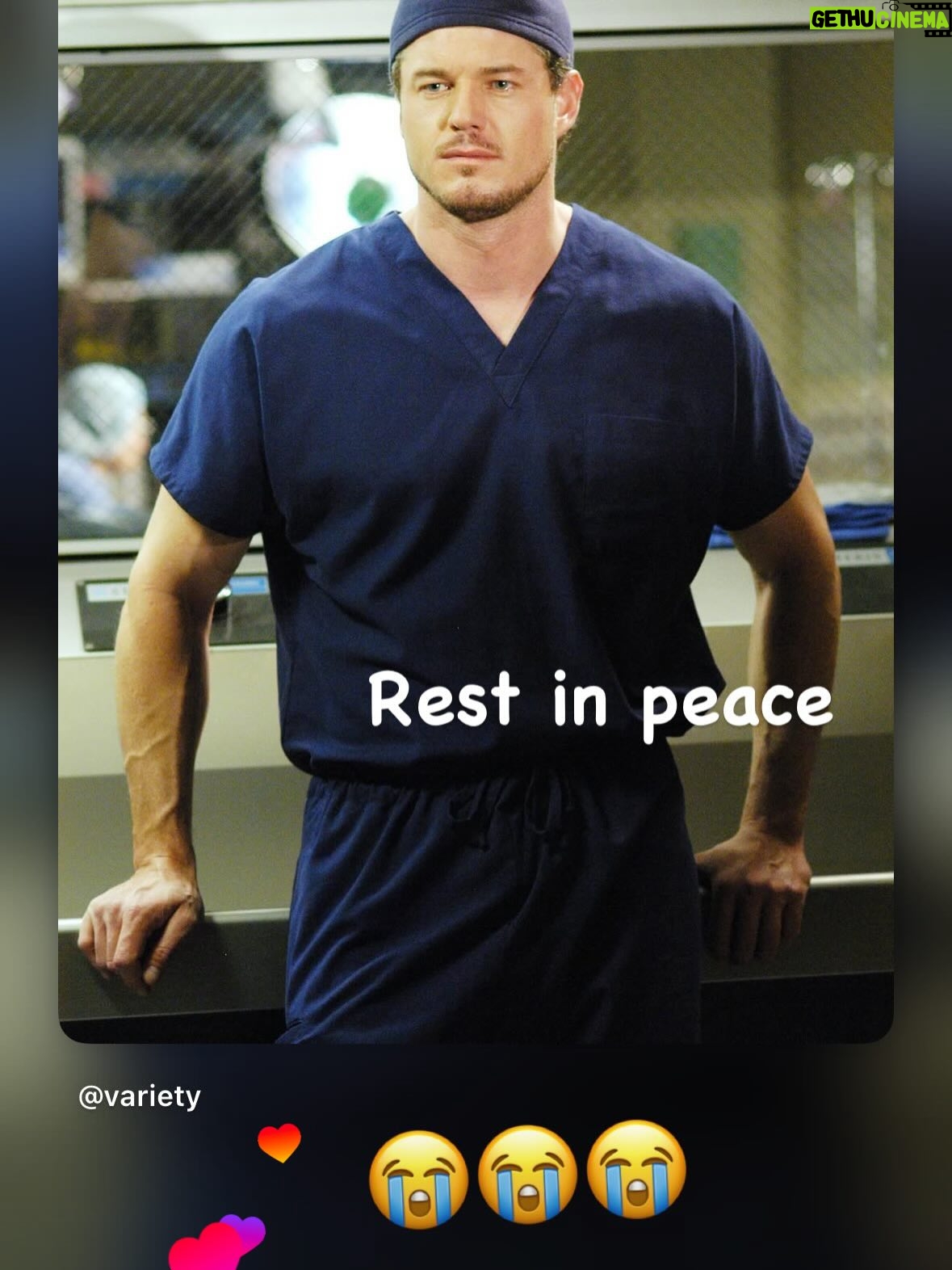 Sarah Drew - 261.8K Likes - So many wise words from such a wonderful soul who is gone too soon. Eric was an incredible presence as an actor and as a human. I’m grateful I got to share the screen with him for a little while. Rest in peace ❤️