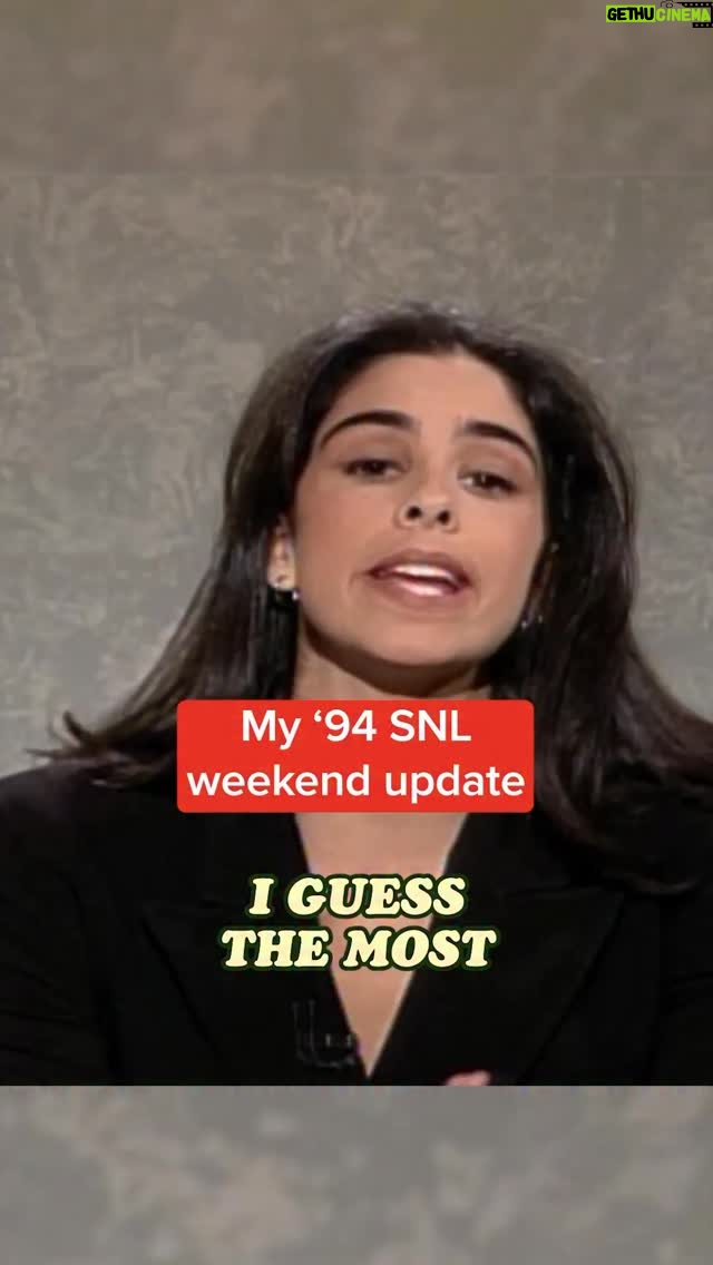 Sarah Silverman - 50.2K Likes - baby Sarah on the news @nbcsnl