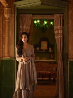 Saumya Tandon Instagram - Some #BTS from #Dhurandhar ✨
Picture 1 and 2 
This was the very first scene I shot for the film, in Amritsar, where we see Rehman Dakait’s haveli. It was November last year, and I was a mix of nerves and excitement. My first morning shot was with Akshay lighting his cigarette, silently urging him to take revenge.
Akshay is pure magic. We barely had a chance to talk, but the moment the camera rolled, there was an instant connection. I truly feel we share a wonderful chemistry. It’s an absolute dream to have a co-actor like him-such a pure artist, with so much to learn from. More than anything, it’s a joy to perform with someone of his calibre. I truly hope we’re paired together again someday. Praying. 🤍

Picture 3
This was my entry scene in the film, and the amount of love it has received has truly overwhelmed me. It’s such a beautifully written scene, and I never expected this response.
@adityadharfilms you’ve changed the game by creating a true masterpiece, and by showing that casting isn’t about who is who, but about who truly fits the character and can do justice to the part. Your honesty reinforces the belief that good content always wins.

In this scene, I felt everything at once- anger towards my husband for being the reason behind our son’s death, helpless desperation, and the deep, shared pain between us. And yes, I slapped Akshay once (not seven times!)-for real- during his close-up, after Aditya insisted it had to be authentic. I was hoping to cheat, but no such luck. My breakdown close-up was done in a single take.

Picture 4
This scene is from the Eid celebration in our haveli. The space was breathtaking, and the art department did an extraordinary job creating such authentic Pakistani décor. I really hope you all notice and appreciate their beautiful work. I genuinely felt transported to that era-it all felt incredibly Real

Picture 5
This was the prayer meeting after my son’s demise. The pain I felt in that moment stayed with me-it came straight from the heart.

#saumyatandon❤️ #spillthebeans