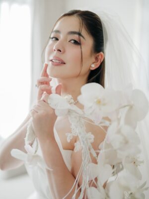 Shaira Diaz Instagram - Every girl dreams of looking and feeling her absolute best on her most special day — and I truly did. 👰🏻‍♀️

Thank you to the whole team for making me the most beautiful bride in my husband’s eyes. I felt immaculate 🤍 grabe kayo. 

Makeup: @joanquiz0n 
Hair: @janamazing 
Photo: @niceprintphoto 
Stylist: @weddingsbycath @cathsobrevega  @angelzamoraa @limchana 
Jewelry: @arnyrossjewelry 
Wedding Bouquet: @gideonhermosa 
Bridal Robe: @evethelabel_ 
Afterparty Gown: @maureenreecacouture 
Bridal Gown: @choijaehoon.official 
Hair: @studiofixbyalexcarbonell 
Nails: @tulua_bfhomes 
Skin: @benchskinexpert 
Glow: @belle_dollsph 
Coordinators: @eventsbymissp