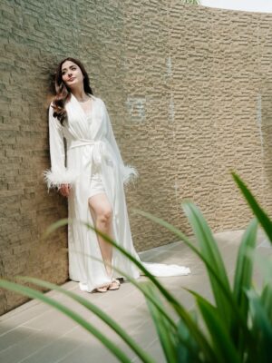 Shaira Diaz Instagram - Every girl dreams of looking and feeling her absolute best on her most special day — and I truly did. 👰🏻‍♀️

Thank you to the whole team for making me the most beautiful bride in my husband’s eyes. I felt immaculate 🤍 grabe kayo. 

Makeup: @joanquiz0n 
Hair: @janamazing 
Photo: @niceprintphoto 
Stylist: @weddingsbycath @cathsobrevega  @angelzamoraa @limchana 
Jewelry: @arnyrossjewelry 
Wedding Bouquet: @gideonhermosa 
Bridal Robe: @evethelabel_ 
Afterparty Gown: @maureenreecacouture 
Bridal Gown: @choijaehoon.official 
Hair: @studiofixbyalexcarbonell 
Nails: @tulua_bfhomes 
Skin: @benchskinexpert 
Glow: @belle_dollsph 
Coordinators: @eventsbymissp