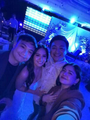 Shaira Diaz Instagram - Honored to witness the union of our dearest TJ & Jenzel 🤍 Wishing you both a lifetime of love! Mahal namin kayo!❤️💍 @jenzelangeles @jarredpasco 
#TJLovesJhenBilog