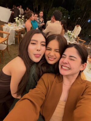 Shaira Diaz Instagram - Honored to witness the union of our dearest TJ & Jenzel 🤍 Wishing you both a lifetime of love! Mahal namin kayo!❤️💍 @jenzelangeles @jarredpasco 
#TJLovesJhenBilog