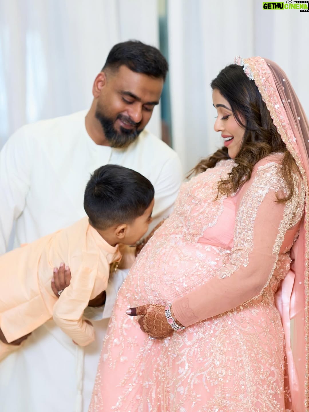 Shamna Kasim - 181.5K Likes - A gown…
gifted as a memory
of the day he first said
“I love you.”

For years,
it slept quietly in the cupboard,
waiting for celebrations.

Today,
at the celebration
of my motherhood,
it smiled once again ✨

To my beloved husband,
who held my hand
and made this day
more beautiful than a dream—
my heart is full of gratitude
and endless love ❤️

To my dear children
from my dance school,
who spread happiness
with every step—
in each movement,
I feel my pride and joy 💃🌸

May this day
bloom forever
as flowers
in my memories ✨

#mother #pregnant #wife #actress #dancer