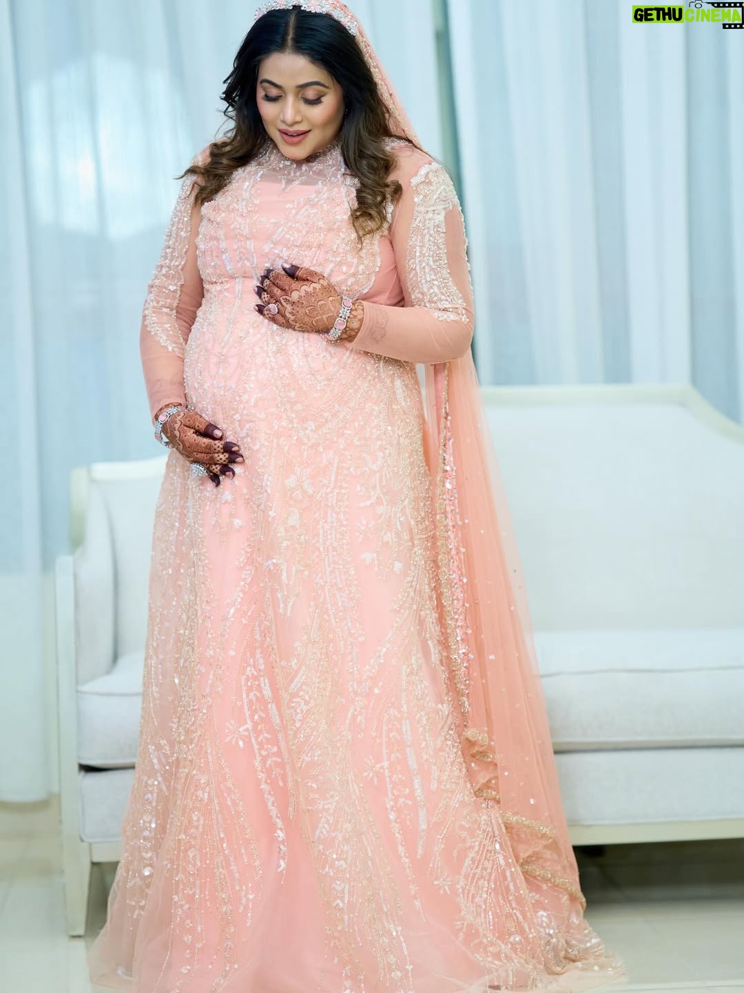 Shamna Kasim - 181.5K Likes - A gown…
gifted as a memory
of the day he first said
“I love you.”

For years,
it slept quietly in the cupboard,
waiting for celebrations.

Today,
at the celebration
of my motherhood,
it smiled once again ✨

To my beloved husband,
who held my hand
and made this day
more beautiful than a dream—
my heart is full of gratitude
and endless love ❤️

To my dear children
from my dance school,
who spread happiness
with every step—
in each movement,
I feel my pride and joy 💃🌸

May this day
bloom forever
as flowers
in my memories ✨

#mother #pregnant #wife #actress #dancer