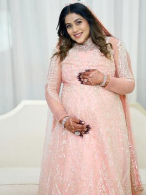 Shamna Kasim Instagram - A gown…
gifted as a memory
of the day he first said
“I love you.”
For years,
it slept quietly in the cupboard,
waiting for celebrations.
Today,
at the celebration
of my motherhood,
it smiled once again ✨
To my beloved husband,
who held my hand
and made this day
more beautiful than a dream—
my heart is full of gratitude
and endless love ❤️
To my dear children
from my dance school,
who spread happiness
with every step—
in each movement,
I feel my pride and joy 💃🌸
May this day
bloom forever
as flowers
in my memories ✨
#mother #pregnant #wife #actress #dancer