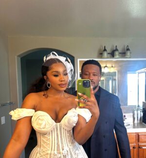 Sharon Ooja Instagram - Happy 2years civil wedding anniversary to me and my husband ,absolute soulmate, first I want to thank God for being soooooooo good to us!! It’s been two years of God showing up and blessing us in ways we didn’t even expect and being a constant source of Joy to us . Two years of joy, grace, and God’s undeniable protection. Doing life with you Ugo ,has been the most peaceful, beautiful journey filled with genuine laughter, deep love, and unforgettable adventures. My absolute best friend !! It’s you and it will always be you!!! A 1000 times over it will always be you!!❤️ With you, my heart feels safe, my spirit feels calm.
I love how we’ve created our own rhythm, our own little world, steady and unshaken in our bubble just us against everything. In my mother’s words, our love is Telemundo love 😂, and honestly, she’s right. Our story is passionate, tender, real, and divinely written.
Thank you for loving me so fiercely, for protecting me, covering me, and supporting me with so much strength, thanks to you I love marriage 😂I really do. Thank you for choosing me every day, for standing beside me, and for loving me in ways that heal, uplift, and inspire me. I’m endlessly excited that we love the same things, dream the same dreams, and walk this path together, hand in hand.
May God continue to bless us, may He continue to grant us peace ,guide us, and increase us beyond anything we could ever imagine. I pray our love only grows deeper, stronger, and more beautiful with time.and may the God of the angel armies constantly surround us and shield us❤️as it’s our second year may God grant us double in everything blessing we ask of Him amen🙏❤️

I love you endlessly. Cheers to forever, my king the original  silencer ❤️