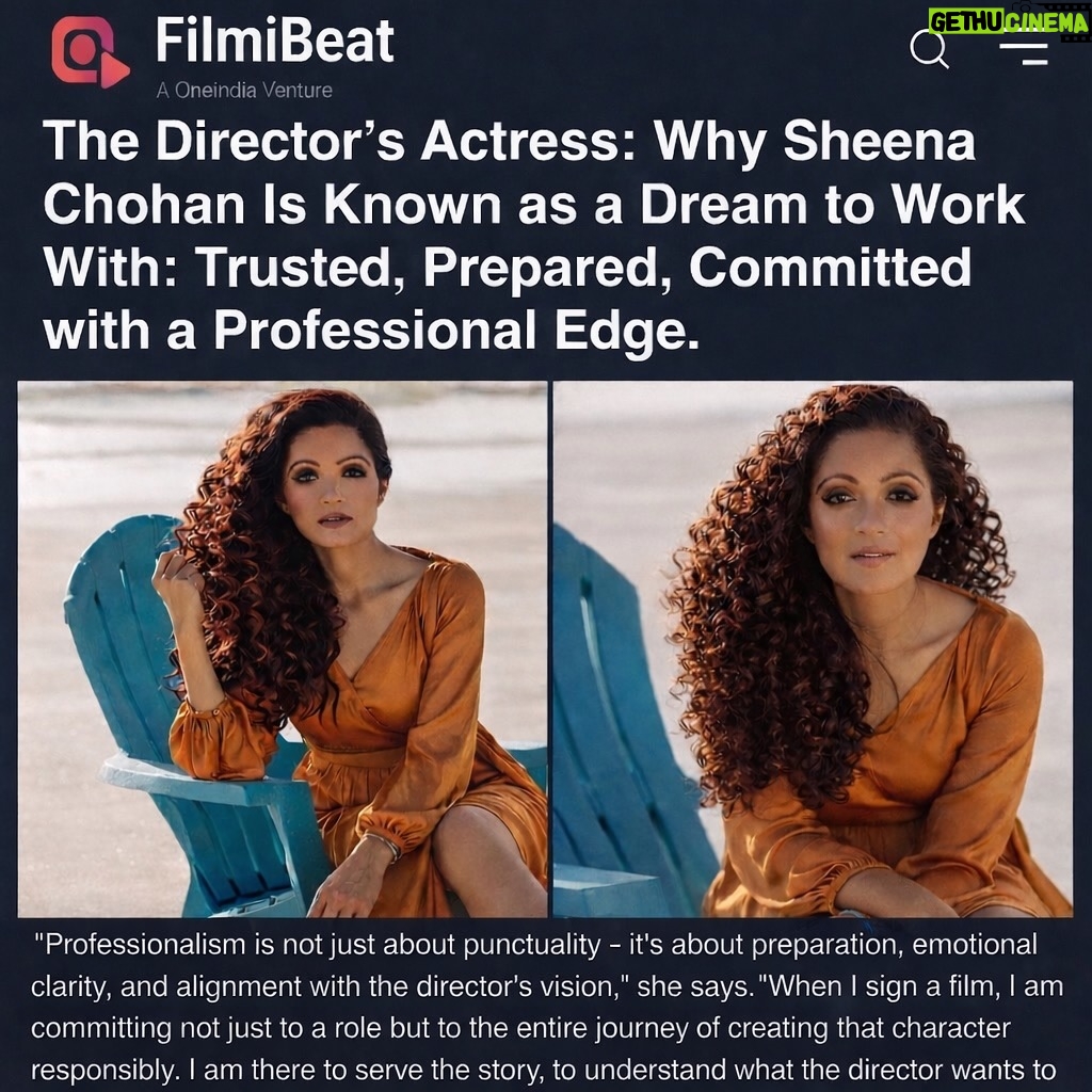 Sheena Chohan - 1.9K Likes - @filmibeatofficial : “At a time when the word “diva” is often used loosely, Sheena represents a different archetype - one rooted in discipline, humility, preparation, and respect for the filmmaking process. That sustained professionalism, combined with creative sincerity, is what increasingly makes her a trusted collaborator for filmmakers.”

“You’re not just working for yourself,” she explains. “There are assistant directors planning schedules, technicians working long hours, producers managing budgets, and co-actors building their arcs. Every department is interconnected. My job is to contribute positively to that ecosystem. If a director feels something can be improved, I listen, recalibrate, and give it my absolute best. The goal is always to elevate the project.”

Read full story on @filmibeatofficial website!
.Link 🔗 in bio.
.
#SheenaChohan
#DirectorsActress
#NoTantrumActress
#NoDivaEnergy
#ProfessionalActress
IndianActress
DreamToWorkWith
PreparedPerformer
CommittedArtist
CinemaWithIntegrity