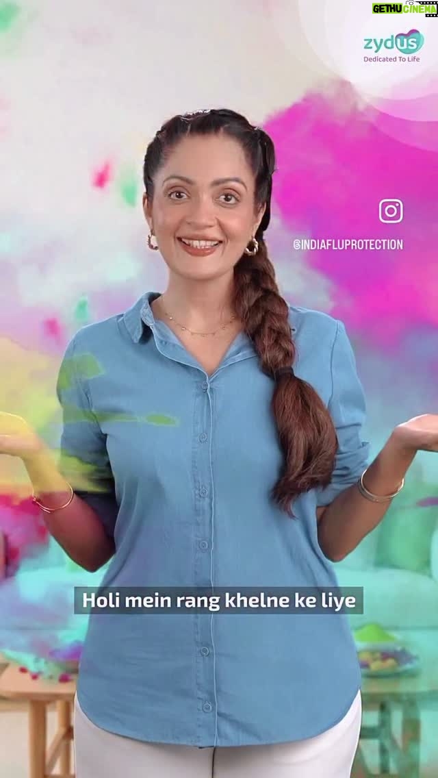 Sheena Chohan - 2K Likes - Happy Holi 🌈
Wishing you colours of Peace, health and happiness ..may it be always flowing your way .
Keep the fun growing, no matter what life throws at you- each new day. 🧡
Sharing a glimpse of our new fun work and National Campaign this festive day.😊

Directed by @directorvikram 
@indiafluprotection 

#HappyHoli #Holi2026 #FestivalOfColors #NewWork #StayProtected HealthAndHappines SheenaChohan