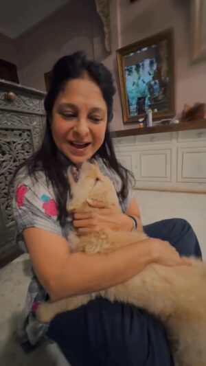 Shefali Shah Instagram - I love pets. My pets, my neighbour’s pets, my sister’s pets, my friend’s pets, even strangers’ pets. In fact, I love the whole world’s pets.
Happy Love Your Pet Day to everyone. If you have pets, you’ll know it’s always a happy day when we have pets. 😍😍😍😍😍😍😍😍😍😍

#LoveYourPetDay #Furrbabies #Pawsome