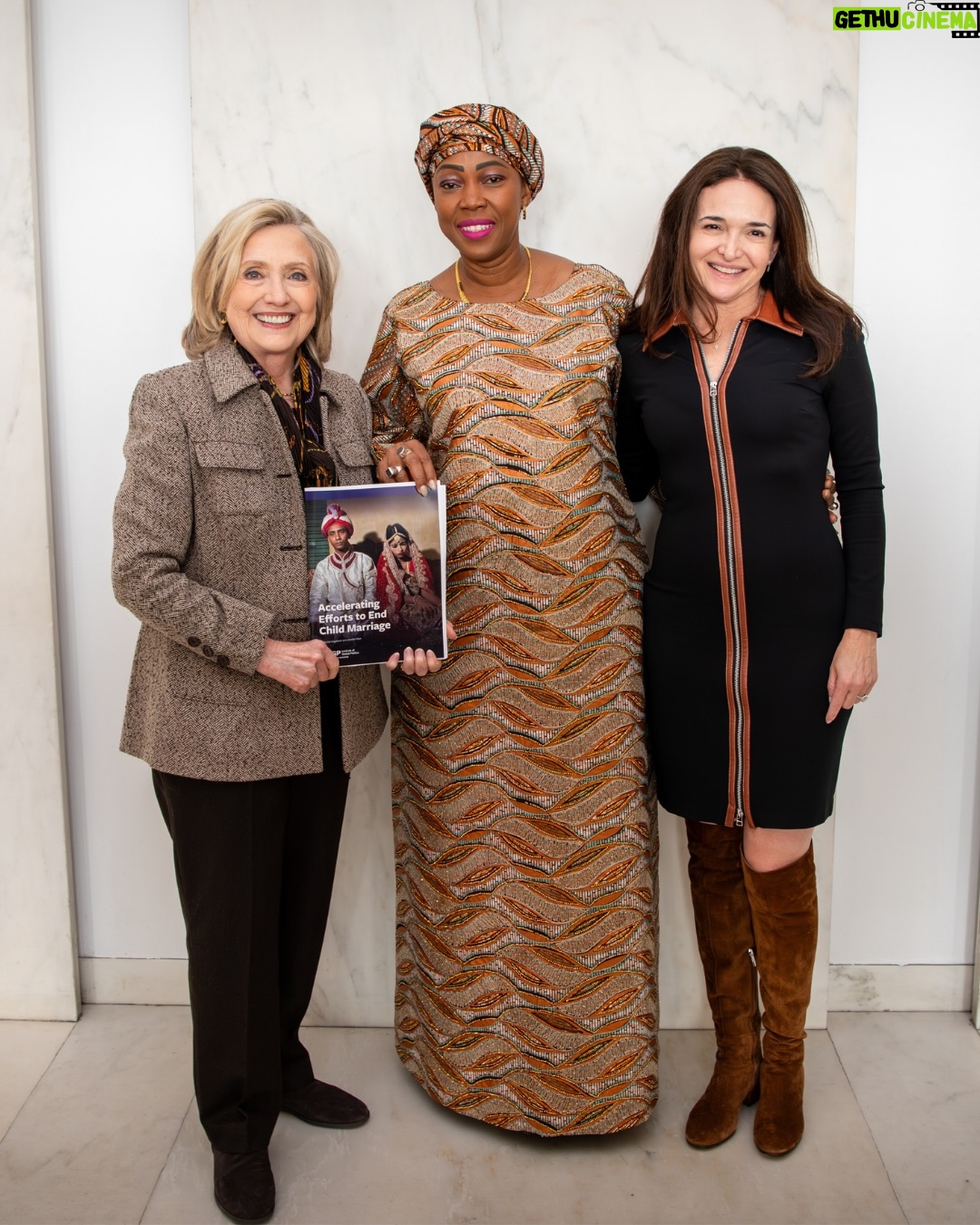 Sheryl Sandberg - 5.7K Likes - @ColumbiaIGP launched a new report this week: Accelerating Efforts to End Child Marriage. It looks at the real cost of child marriage and outlines evidence-based solutions to help end it for good. We’re holding it here with HE @firstladyfatimabio, who’s been an incredible champion in the fight against child marriage in Sierra Leone.

As we write in the foreword, every child marriage derails a life of possibilities.

A girl forced into marriage doesn’t only lose her childhood. She loses years of education, economic opportunity, and autonomy. She will spend her life navigating consequences she never chose. The world loses her potential, too.

We rarely talk about child marriage in economic terms, but we should. A new analysis in the report, from @cgdev_, finds that child marriage costs the global economy approximately $175 billion per year from lost productivity and increased health risks.

Every girl deserves the same opportunity to play, learn, and grow up safe and healthy. And the world deserves the contributions she can make. It is not just possible to end child marriage. It is absolutely necessary. Our moral leadership and a better global future demand it.

Read the report at the link in @ColumbiaIGP’s bio.