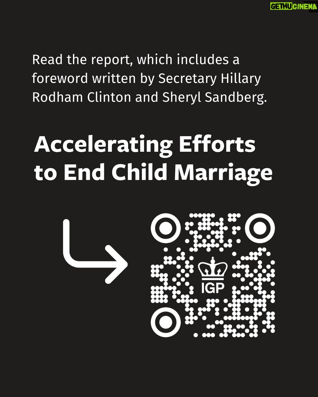 Sheryl Sandberg - 3.6K Likes - Child marriage remains one of the most urgent, preventable violations of the rights of women and girls. On top of the human cost, a new report from the @ColumbiaIGP Women’s Initiative, with analysis from @cgdev_, estimates the cost of inaction at $175 billion per year.

Read the report at the link in @ColumbiaIGP’s bio.