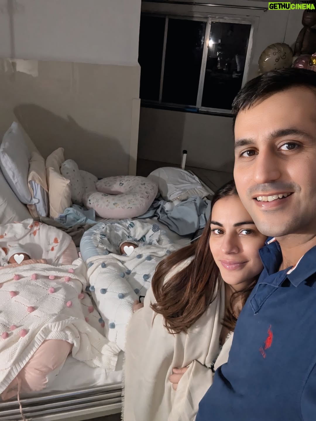 Shraddha Arya - 1.1 Million Likes - A year ago, in a quiet Hospital room I Held my whole world for the first time.. Life changed in an instant and so did I. Happy one year of being your mama… Happy Birthday My forever Miracles 🩷🩵!!!