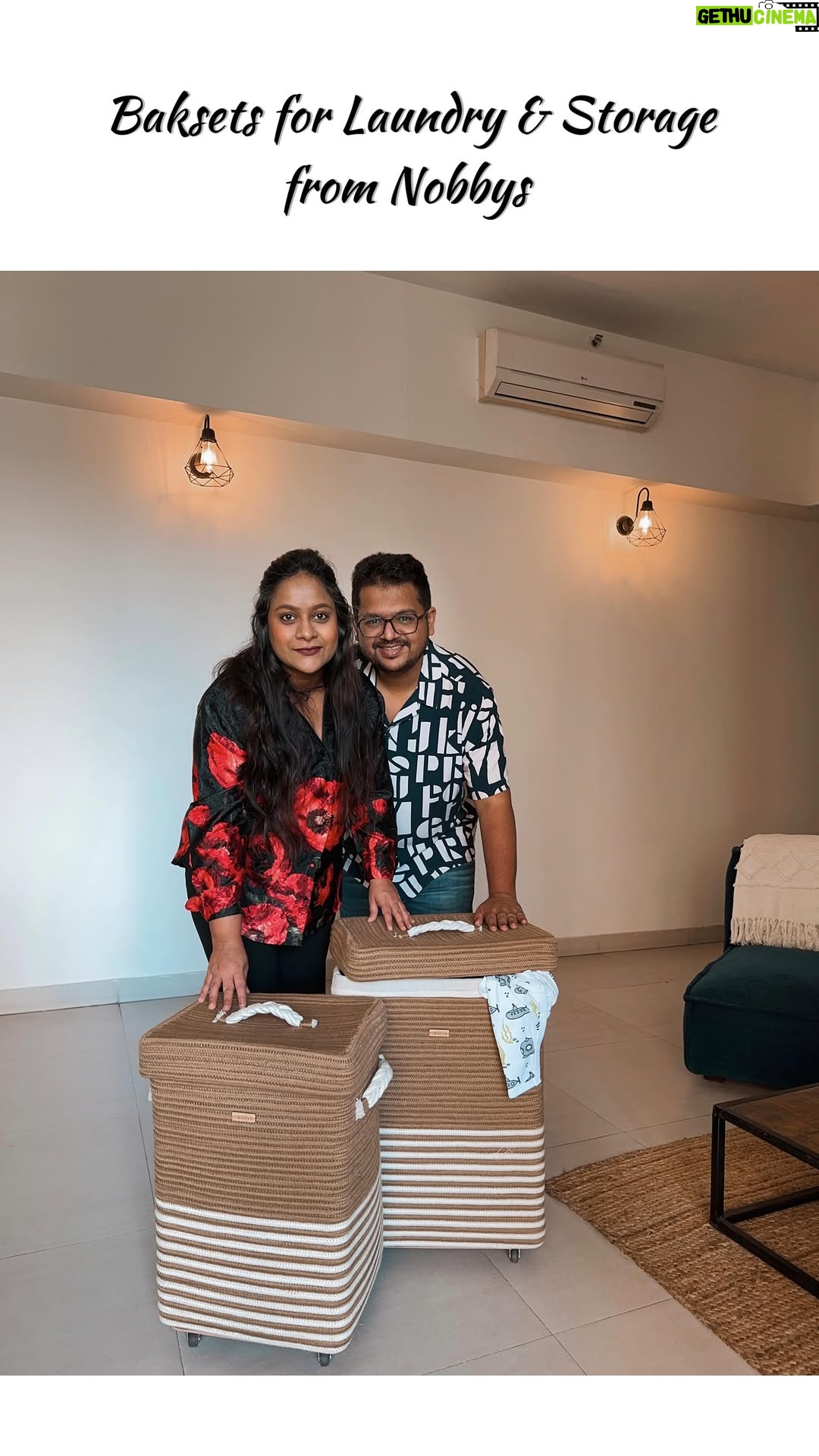 Shubhi Garg Agarwal - 115 Likes - // This laundry basket   storage basket combo from @thenobbys has been our smartest nesting purchase!

One for baby clothes, one for toys and daily essentials.
Multi-use, structured design, neutral aesthetic and so easy to move around. 🤎

Go check out nobbys.in today! 🧺
.
.
.
.
.
.
.
.
.
.
#DelhiNCRMoms #GurgaonMoms #NurseryEssentialsIndia #BabyEssentialsIndia #ModernIndianHomes [Delhi NCR baby essentials, Gurgaon nursery setup, baby laundry basket India, nursery storage solutions, baby room organisation, home essentials India, India furniture for nursery, modern nursery decor, minimal nursery storage, baby storage baskets with lid, wheeled laundry basket India, new mom nesting India, premium baby essentials Delhi, Gurgaon home styling, multi purpose storage basket India]