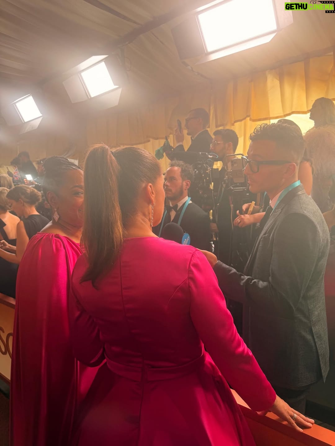 Soledad O'Brien - 2.1K Likes - What an honor to wear a beautiful gown designed by @ericaappleby at @etaluxeatelier! She worked under an insane deadline and absolute delivered. Dress dropped off at 430 am. Drove to the airport to head to LA at 630 am!  Crazy. But gorgeous!!! We didn’t take home the Oscar but the fit was definitely winning!