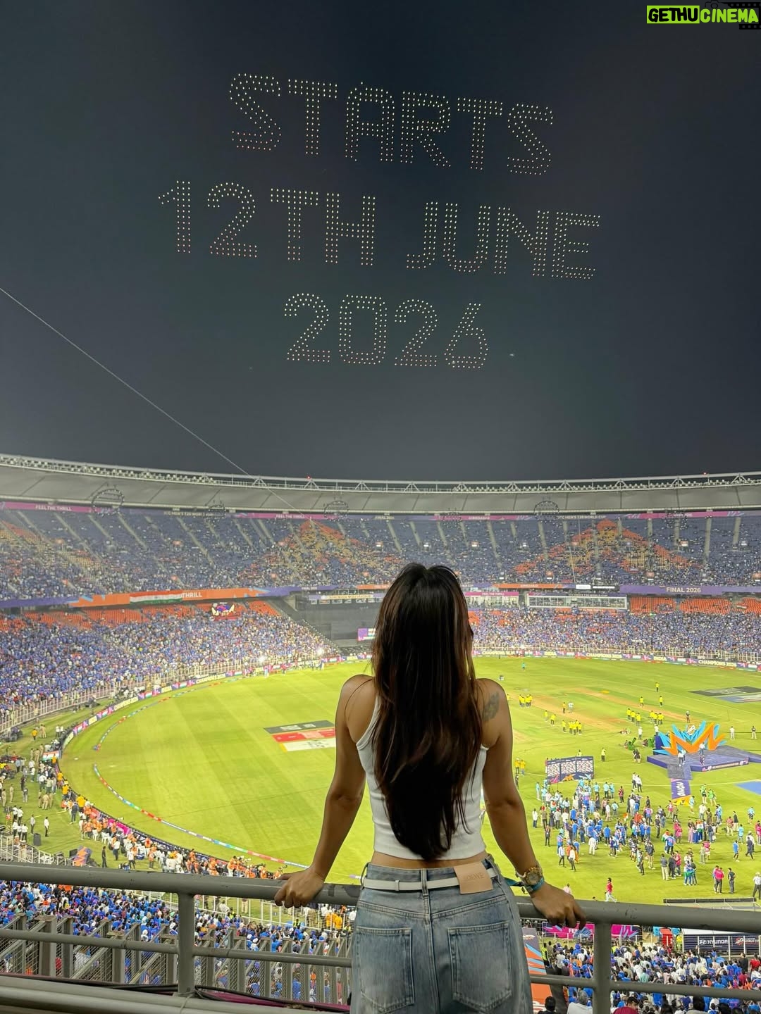 Sonal Chauhan - 367.5K Likes - Yayyy !!!! The cup is ours 🏆 🇮🇳 
What a feeling 😍🥰✨

#love #cricket #t20worldcup2026 #t20worldcup #sonalchauhan