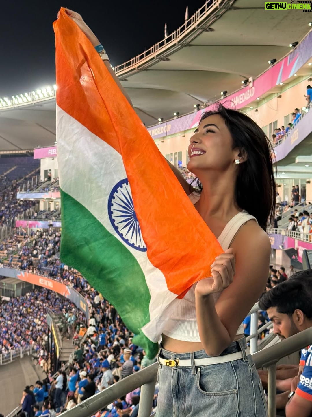 Sonal Chauhan - 367.5K Likes - Yayyy !!!! The cup is ours 🏆 🇮🇳 
What a feeling 😍🥰✨

#love #cricket #t20worldcup2026 #t20worldcup #sonalchauhan