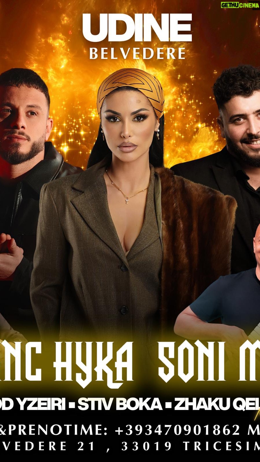 Soni Malaj - 90 Likes - 📆 07 MARS 🕢-🕙 ORA 19:30 - 01:00 🔥 NJE MEGA KONCERT 💯% FAMILJARE 💐 PER FESTEN E GRUAS 💥 ME TE FTUARIT SPECIAL 🔛🔝

🎙️ @irkenc.hyka 
🎙️ @soni_malaj 

🎤 @stiv.boka 
🎤 @klod_yzeiri 
🎹 @zhakuqelibari_official 

📞  39 347 090 1862

📌 @mirelaxhaferraj_
