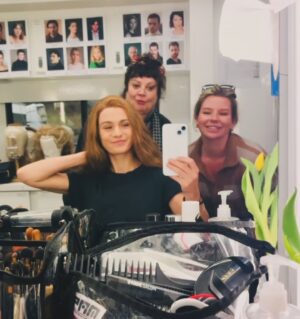 Sophie Skelton Instagram - Episode 2 of @outlander_starz ‘s final season is yours for the viewing. By DIRECTOR BALFE!!!!!!! (Slide 13, killing it - mic drop - with her director’s cap on. Slide 2, trying not to kill someone else.)