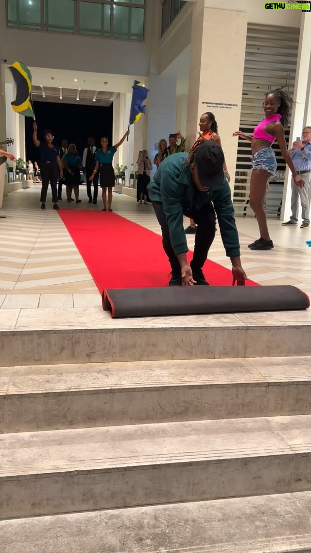 Spice - 60.5K Likes - When I say Barbados 🇧🇧 roll out the red carpet for me, I mean they literally did 😩😩😩. Barbados I looooove you so much, I’ve created so many beautiful memories here but this one by far is one for the books. I’m not here for a stage performance, so obviously this took me by surprise, I came to celebrate with my beautiful sister @laurenxaustin for her wedding ceremony. Here  I am thinking I’m just gonna hide and go lock up in my room , well I guess with “Grace Hamilton” on a room everyone knows who’s coming 😩😩😩 WOW this entrance have me speechless. Big thank you to “Wyndham Grand Barbados Sam Lords Castle Resort” . 
My deepest gratitude to the entire hotel staff for such an exceptional and heartfelt welcome. 🥲 From the moment I arrived, I felt embraced by warmth, elegance, and genuine hospitality. Every member of the staff was so gracious. 
A big special thank you to the incredible entertainment managers whose vibrant energy and professionalism brought such life and joy to my experience, Because of all of you, this place didn’t just  feel like a hotel , it truly felt like home. Cheers 🥂 to my new home in Barbados 🇧🇧. @wyndhamgrandbarbados