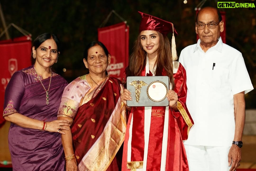 Sreeleela - 3.7 Million Likes - A milestone. 🧿 🙏🏻
A journey—one that you were a part of, knowingly or unknowingly.

A sacred space that became my serene escape from the facade… a place where I could simply be me.

Your girl kept her promise.

This wasn’t just about a degree. It was about growth, faith, tears, resilience, and becoming.

To my family, my friends, and my work friends—especially for accommodating my exams and standing by me through the chaos—thank you from the bottom of my heart 🙏🏻.
To everyone who believed in me when I was still learning to believe in myself… thank you.

Dear reader, I’m grateful for you.
For the time you gave me.
For every smile, every word of encouragement, every silent prayer.

This chapter shaped me.
It humbled me.
It strengthened me.

So let me reintroduce myself to you
Yours lovingly,
Dr. Sreeleela 🤍