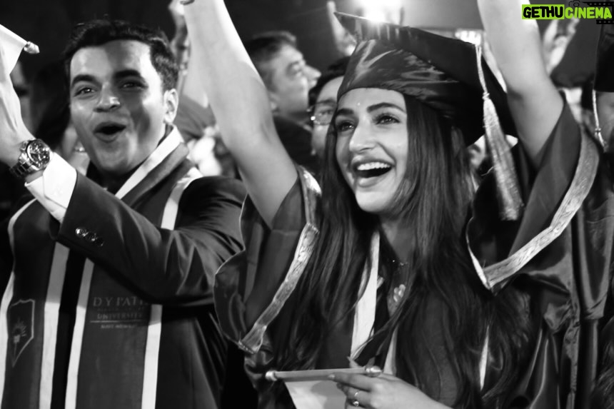 Sreeleela - 3.7 Million Likes - A milestone. 🧿 🙏🏻
A journey—one that you were a part of, knowingly or unknowingly.

A sacred space that became my serene escape from the facade… a place where I could simply be me.

Your girl kept her promise.

This wasn’t just about a degree. It was about growth, faith, tears, resilience, and becoming.

To my family, my friends, and my work friends—especially for accommodating my exams and standing by me through the chaos—thank you from the bottom of my heart 🙏🏻.
To everyone who believed in me when I was still learning to believe in myself… thank you.

Dear reader, I’m grateful for you.
For the time you gave me.
For every smile, every word of encouragement, every silent prayer.

This chapter shaped me.
It humbled me.
It strengthened me.

So let me reintroduce myself to you
Yours lovingly,
Dr. Sreeleela 🤍