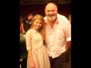 Stefanie Scott Instagram - Came across all of these old photos and videos today. Rob Reiner was just such an incredible person. he changed my life with Flipped and I will be forever grateful to him. 💔