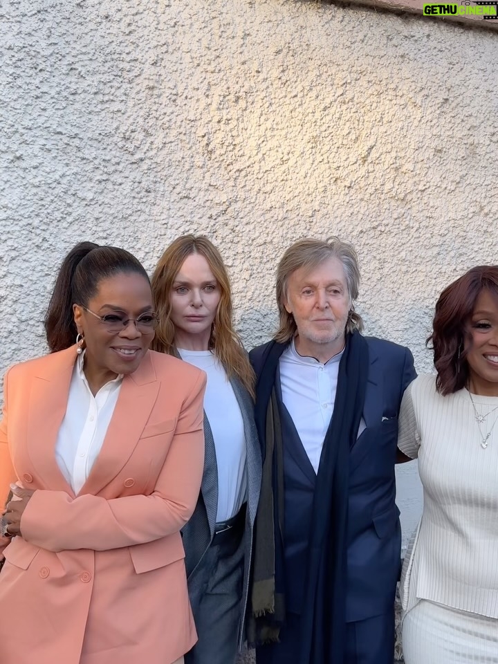 Stella McCartney - 11K Likes - Stella friends and family celebrating a love for animals, Mother Earth and conscious fashion. The Winter 2026 ready-to-collection is crafted from 93% responsible materials.
 
Featuring: @Oprah @GayleKing @PaulMcCartney 

#StellaMcCartney #StellaWinter26