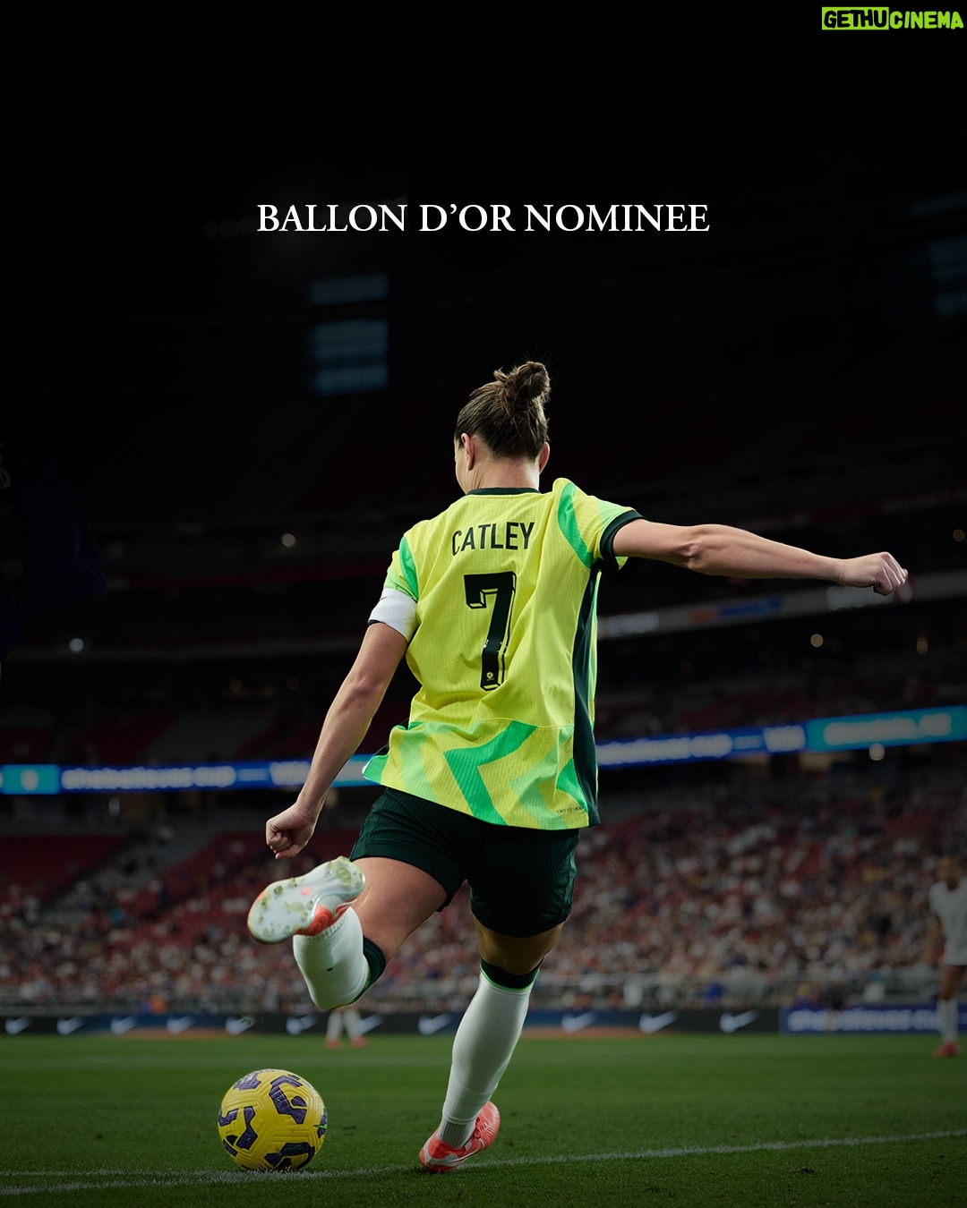 Steph Catley - 31.3K Likes - Nominated for the 2025 Women’s #BallonDor 🌏🏆

@stephcatley has received her first nomination for the prestigious @ballondorofficial award, named on the 30-player short-list. Congrats, Steph! 👏

#Matildas