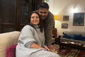 Swara Bhaskar Instagram - And just like that.. it’s been 3 years!!! Happy three to us @fahadzirarahmad ❤️
May we always find each other despite the chaos, the crowds, the bickering (lol), the logistics and even in the hard times.. May we find each other, hold each other, honour each other and love each other for all the years to come. So lucky to have this life with you! ❤️🧿✨
Last pic being most representative of our marriage 👹👻