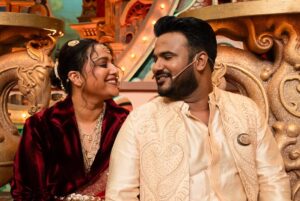 Swara Bhaskar Instagram - And just like that.. it’s been 3 years!!! Happy three to us @fahadzirarahmad ❤️
May we always find each other despite the chaos, the crowds, the bickering (lol), the logistics and even in the hard times.. May we find each other, hold each other, honour each other and love each other for all the years to come. So lucky to have this life with you! ❤️🧿✨
Last pic being most representative of our marriage 👹👻