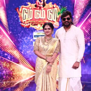 Swetha Vijay Instagram - Dum Dum DumGalata Kalyanam Show @vijaytelevision ❤️ How was the show, guys?😊 #chinnamarumagal #vijaytvserial #vijaytvshow #vijaytv #dumdumdumgalatakalyanam