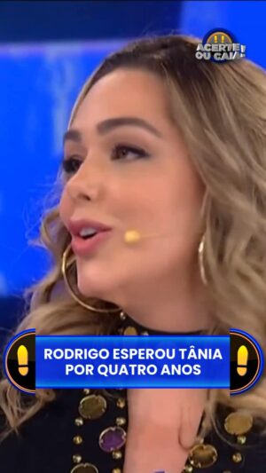 Tânia Mara Instagram - Será que a #RECORD também é cupido? 😘⁣
⁣
Olha essa história que Tânia contou entre ela e o marido Rodrigo Moraes, ex-peão, no #AcerteOuCaia 🥰