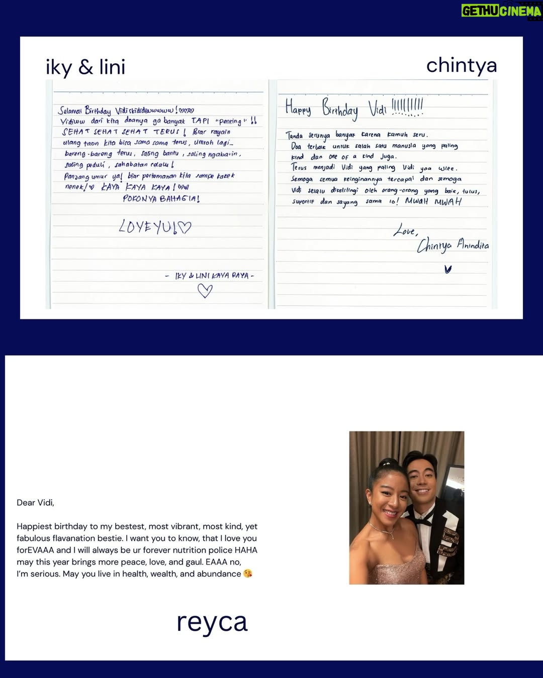 Tara Basro - 345.3K Likes - Ulang tahun lo kemaren, gue nggak tau kenapa tiba-tiba pengen bikin sesuatu. Bukan beli, tapi bikin. Jadilah scrapbook. Dengan harapan lo bisa senyum waktu buka tiap halamannya.

Awalnya gue pikir itu cuma hadiah kecil buat nyemangatin dan ngerayain lo. Tapi tanpa gue sadari, itu ternyata jadi yang terakhir.

Tujuh belas tahun kita ngerayain ulang tahun masing-masing. Kalau dipikir-pikir, lo itu bagian dari setengah hidup gue. Setengah dari cerita gue. Dan setengah dari siapa gue hari ini.

Kehilangan itu aneh. Sampai sekarang gue masih sering nungguin video call dari lo, seolah-olah kapan aja muka lo akan muncul di layar hp gue dan kita ngobrol ngalor ngidul.

Orang-orang bilang waktu yang akan nyembuhin. Mungkin iya. Tapi yang nggak mereka bilang adalah waktu juga bikin takut. Karena makin jauh harinya, makin takut gue lupa sama suara lo, ketawa lo, dan bawelnya lo ke gue.

Gue bersyukur dan beruntung banget bisa menghabiskan beberapa hari terakhir lo bersama. Momen-momen itu rasanya magis. 

Mungkin itu memang cara paling sempurna buat lo pergi. Dikelilingi orang-orang yang sayang sama lo, dengan cinta yang begitu besar di sekeliling lo, dan tetep yaa lo pergi dengan cara yang sangat Vidi. 

Di akhir ketika gue melihat senyuman lo, hati gue sedikit lebih tenang karena tau kalau sekarang lo udah nggak sakit lagi. Lo bisa makan apa pun yang lo mau, nyanyi sepuasnya, pergi ke mana pun yang lo mau, nggak ada lagi batasan.

Vid, Gue seneng lo punya Sheila sebagai pendamping hidup lo. Dia sih kerreeen. Dan lo pasti tau lah kenapanya.

Sekarang, selain lo, gue punya satu temen lagi. Seseorang yang sudah menjadi tempat nyaman buat gue, juga sumber kehangatan dan kebahagiaan.

Jadi jangan khawatir ya, Vid. Sheila nggak sendirian. Dia udah lo tinggalin temen banyak banget, lebih dari yang dia mau bahkan hahahhaha. 

Dan bukan cuman Sheila. Vadi, Tay, Diva, Dev & Meru juga akan selalu punya gue dan Ken. 

Gue tau lo cengeng, jan nanges yaa… Yang tenang ya sayang akooh, sering-sering datang ke mimpi yaa… kangen banget. 

P.S. Terima kasih teman-teman yang sudah mengizinkan suratnya untuk diunggah