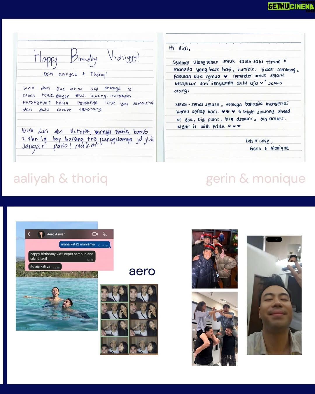 Tara Basro - 345.3K Likes - Ulang tahun lo kemaren, gue nggak tau kenapa tiba-tiba pengen bikin sesuatu. Bukan beli, tapi bikin. Jadilah scrapbook. Dengan harapan lo bisa senyum waktu buka tiap halamannya.

Awalnya gue pikir itu cuma hadiah kecil buat nyemangatin dan ngerayain lo. Tapi tanpa gue sadari, itu ternyata jadi yang terakhir.

Tujuh belas tahun kita ngerayain ulang tahun masing-masing. Kalau dipikir-pikir, lo itu bagian dari setengah hidup gue. Setengah dari cerita gue. Dan setengah dari siapa gue hari ini.

Kehilangan itu aneh. Sampai sekarang gue masih sering nungguin video call dari lo, seolah-olah kapan aja muka lo akan muncul di layar hp gue dan kita ngobrol ngalor ngidul.

Orang-orang bilang waktu yang akan nyembuhin. Mungkin iya. Tapi yang nggak mereka bilang adalah waktu juga bikin takut. Karena makin jauh harinya, makin takut gue lupa sama suara lo, ketawa lo, dan bawelnya lo ke gue.

Gue bersyukur dan beruntung banget bisa menghabiskan beberapa hari terakhir lo bersama. Momen-momen itu rasanya magis. 

Mungkin itu memang cara paling sempurna buat lo pergi. Dikelilingi orang-orang yang sayang sama lo, dengan cinta yang begitu besar di sekeliling lo, dan tetep yaa lo pergi dengan cara yang sangat Vidi. 

Di akhir ketika gue melihat senyuman lo, hati gue sedikit lebih tenang karena tau kalau sekarang lo udah nggak sakit lagi. Lo bisa makan apa pun yang lo mau, nyanyi sepuasnya, pergi ke mana pun yang lo mau, nggak ada lagi batasan.

Vid, Gue seneng lo punya Sheila sebagai pendamping hidup lo. Dia sih kerreeen. Dan lo pasti tau lah kenapanya.

Sekarang, selain lo, gue punya satu temen lagi. Seseorang yang sudah menjadi tempat nyaman buat gue, juga sumber kehangatan dan kebahagiaan.

Jadi jangan khawatir ya, Vid. Sheila nggak sendirian. Dia udah lo tinggalin temen banyak banget, lebih dari yang dia mau bahkan hahahhaha. 

Dan bukan cuman Sheila. Vadi, Tay, Diva, Dev & Meru juga akan selalu punya gue dan Ken. 

Gue tau lo cengeng, jan nanges yaa… Yang tenang ya sayang akooh, sering-sering datang ke mimpi yaa… kangen banget. 

P.S. Terima kasih teman-teman yang sudah mengizinkan suratnya untuk diunggah