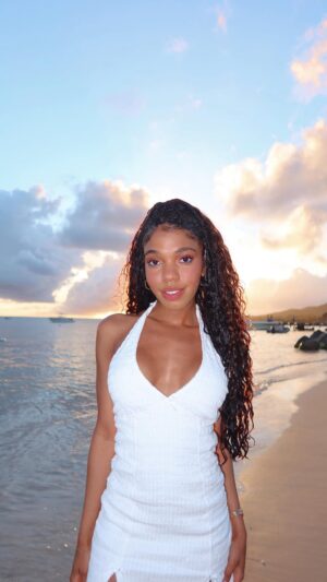 Teala Dunn Instagram - This is my midnight sun glow era 🌞 #FaceAppPartner