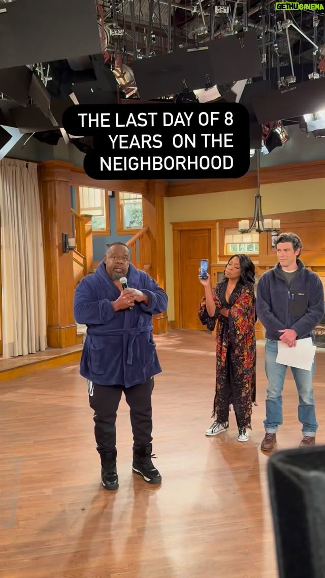 Tichina Arnold - 108.3K Likes - A special moment before our last and final scene of @theneighborhood - This day is bittersweet…yet I am so Grateful. Thank you all for rocking with us. We could not have done this 8 year beautiful journey without YOU.