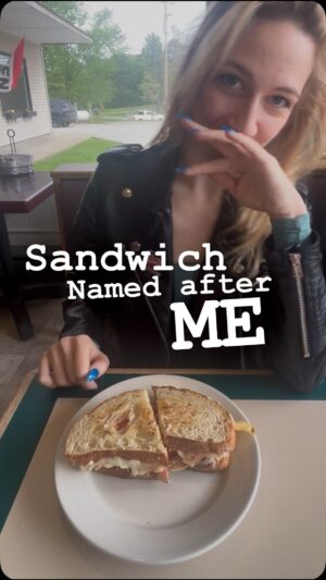Tina Friml Instagram - An honor and a privilege. Honestly
Thank you @7southsandwichcompany for seeing my vision 🥪⭐️
