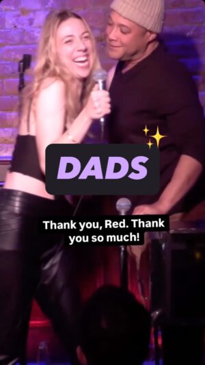 Tina Friml Instagram - 👨🦲✨I knew I liked @redthemusicmaker! It all makes sense now.
#standup #comedy #comedycellar #bushwick #tinafriml