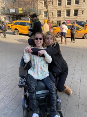 Tina Friml Instagram - two brain damaged baddies (sadly she’s not choking me 😪)