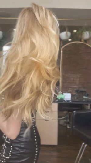 Tina Friml Instagram - If you’re looking to blonde out in NYC…. I know a guy. 🤓 @thebleachdoula @birdhousesalon