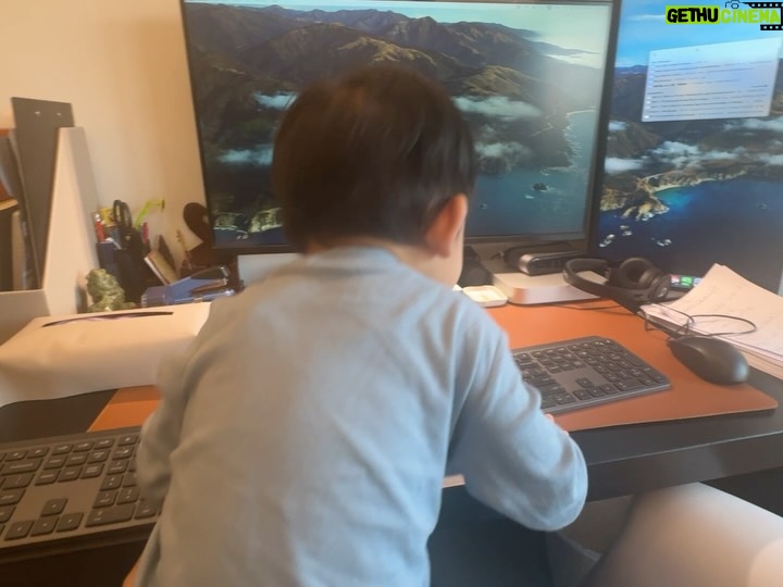 Tracy Chu - 15.2K Likes - In the last 1.5 years, he has gone from watching me work from his baby chair to his carrier and now his own pretend station. 👩🏻‍💻📚The only thing that hasn't changed is that he still likes to get up at 6am on days we don't have plans.🤷🏻‍♀️👶🏻💙