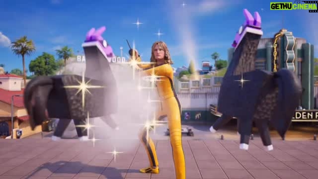 Uma Thurman - 91.9K Likes - @fortnite, I heard we have unfinished business…