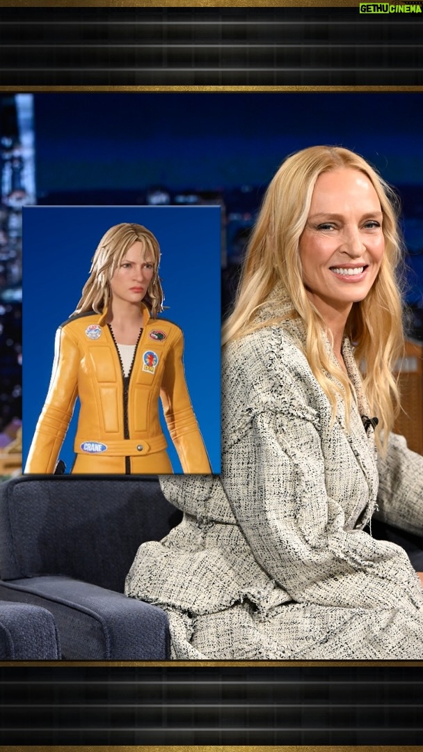 Uma Thurman - 80.8K Likes - @umathurman’s moves as Beatrix Kiddo are very different in Kill Bill vs. @fortnite 🤣 #FallonTonight