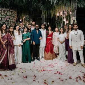 Upasana Kamineni Instagram - Finally got a picture after so long with the great Mr C 😆Thank you & Congratulations @allusirish & @naynikareddy3600 ! ❤️
What a beautiful ceremony — wishing both of you the very best 🤍✨
Nirmala aunty special ❤️ to u 🥰