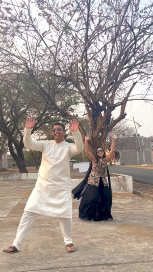 Vaishnavi Gowda Instagram - Casually vibing to the song we mutually know 😬✨