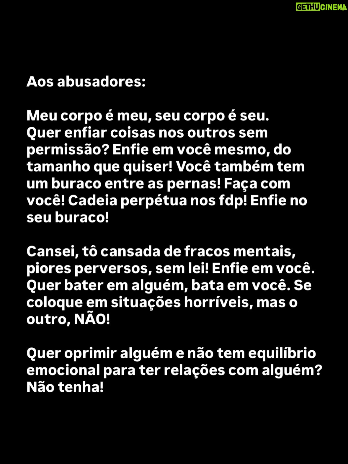 Vanessa da Mata - 27.4K Likes - Chega! Acorde, Justiça Brasileira!!! 
@camaradosdeputados @senadofederal @cmulhercamara @ccjc.cd @senadomulher @mmulheres @secretariadamulhercd @mjspgov supremotribunalfederal @govbr