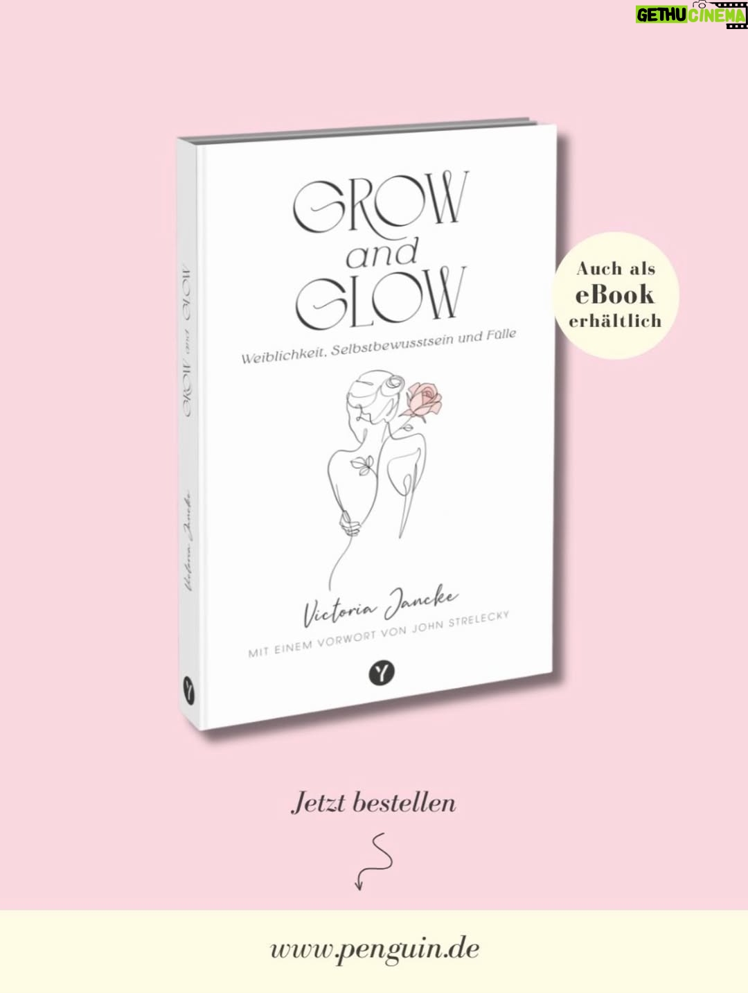 Victoria Jancke - 9.8K Likes - 🇩🇪 Grow and Glow Buch: Weiblichkeit, Selbstbewusstsein und Fülle 💕Link in Bio und überall wo es Bücher gibt ✨

🇺🇸 My first book is out in German: Grow and Glow - Femininity, Self-Confidence & Abundance 💕
Link in bio and available wherever books are sold ✨