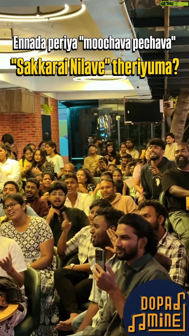 Vishnupriya - 15.2K Likes - When 100  Tamil voices sing Sakkarai Nilave together… that moment hits different. ❤️✨ Be there to feel it.

Tickets link in bio - Upcoming concert - Nov 29 ‼️
Book tickets ASAP 

Video and editing credits @aarampictures25 

#sakkarainilave
#tamilmusic
#tamiljamming
#bangaloretamil
#tamilcrowd
#dopaminemusicalcommunity
#dopaminevibes
#tamilconcert
#tamilreels
#tamilcover
#tamilsingers
#tamilvibes
#tamilmelody
#tamilhits
#musicianlife
#musiccommunity
#bangaloremusic
#bangalorereels
#tamilgang
#tamilfam
#tamilmood
#tamillove
#tamilplaylist
#independentmusic
#indiemusicians
#musicvibes
#livemusicbangalore
#crowdvibes
#musicalnight
#reelsviral

Are you joining our next free jamming?