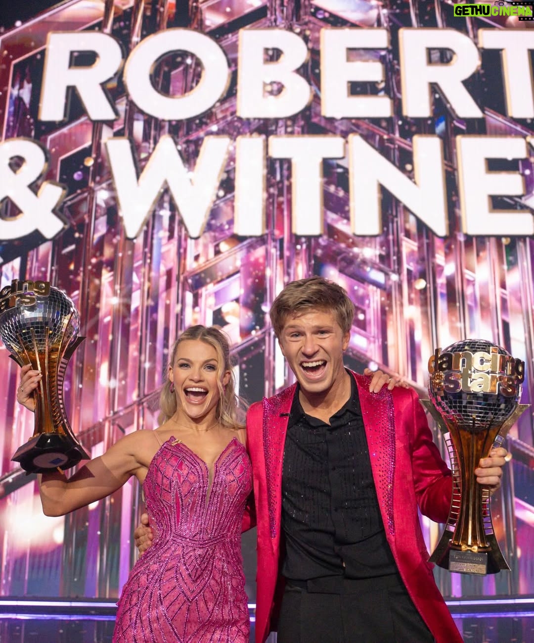 Witney Carson - 1.1 Million Likes - Your Season 34 Dancing with the Stars champs 😭🥹 Sharing this title with all my boys (this means you too @robertirwinphotography ) is the ultimate gift. When God’s plan looks different from the one you had in mind, trust Him- it’s always better than you imagined. 🤍

#dwts #dwtsfinale #finale #robertirwin #witneycarson